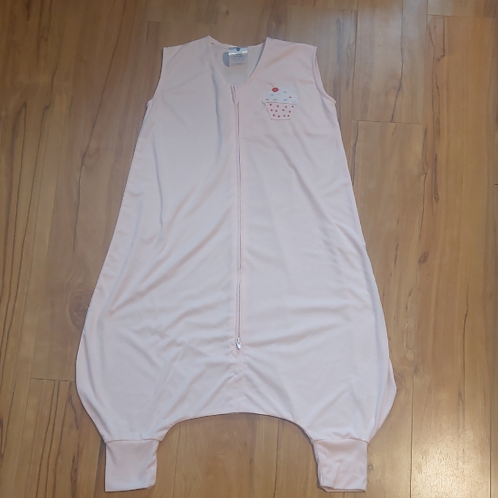 Halo Light Pink Sleeveless Pajama Sleesack. 2t-3t